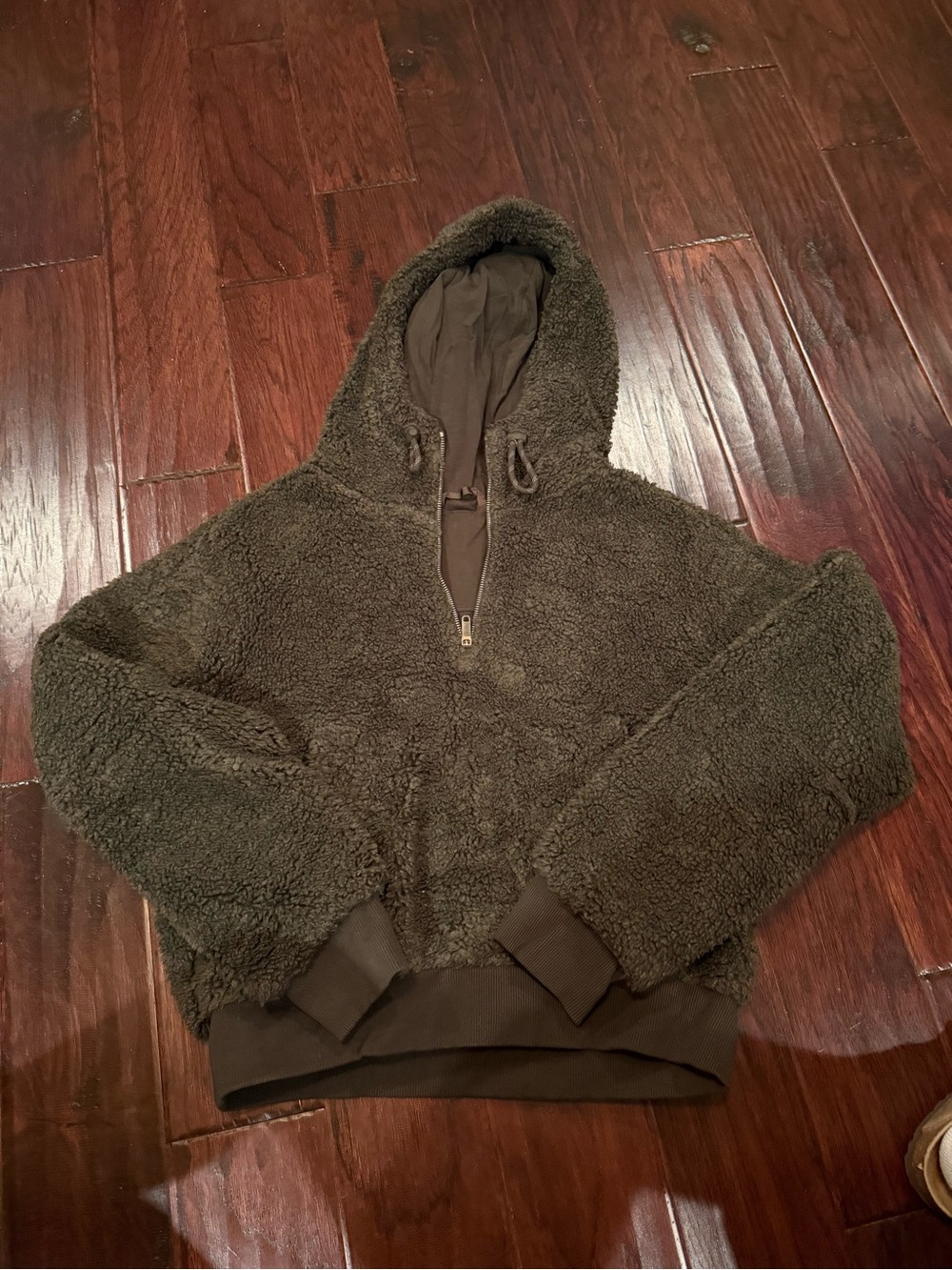 Lululemon Green Oh So Sherpa Half Zip